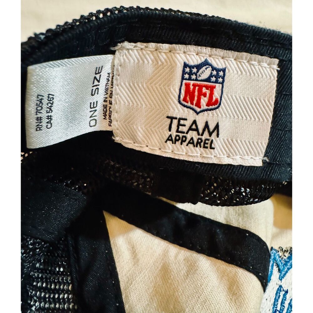 CAROLINA PANTHERS NFL Official Hat Cap Team Logo Mesh Adjustable Back - Picture 7 of 13